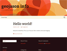 Tablet Screenshot of geojason.info